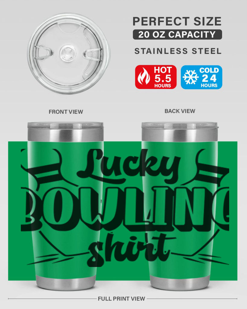 Lucky bowling shirt 690#- bowlig- Tumbler