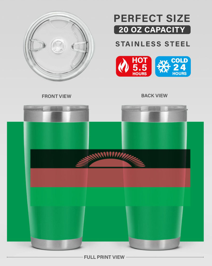 Malawi 95#- world flags- Tumbler