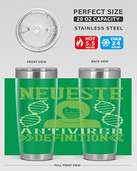 Neueste Antiviren Definition Style 28#- corona virus- Tumbler