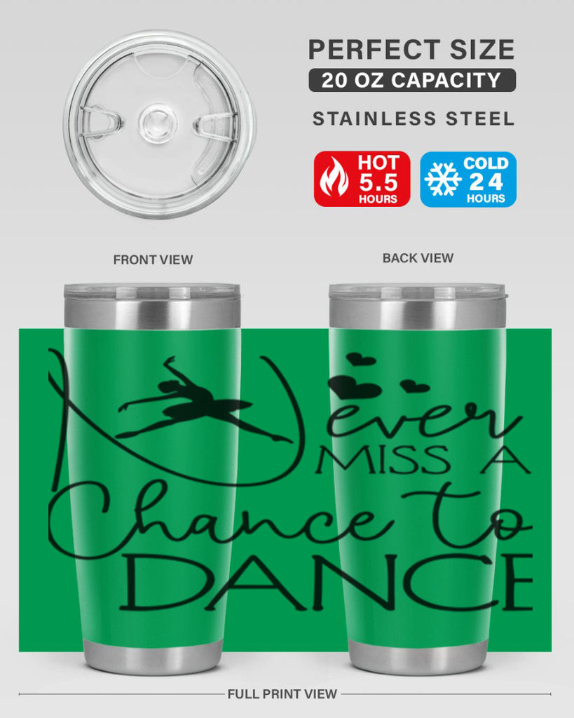 Never Miss a Chance to Dance 62#- ballet- Tumbler