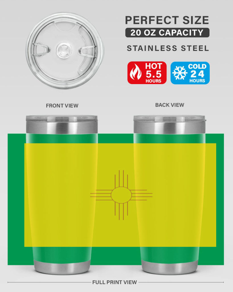 New Mexico 21#- Us Flags- Tumbler