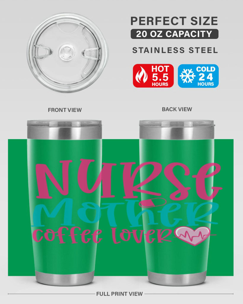 Nurse Mother Coffee Lover Style Style 99#- nurse- tumbler