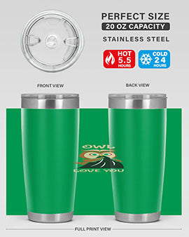 Owl Love You A TurtleRabbit 12#- owl- Tumblers
