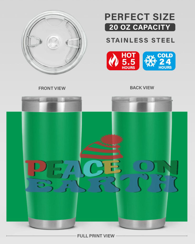 Peace on Earth 337#- winter- Tumbler
