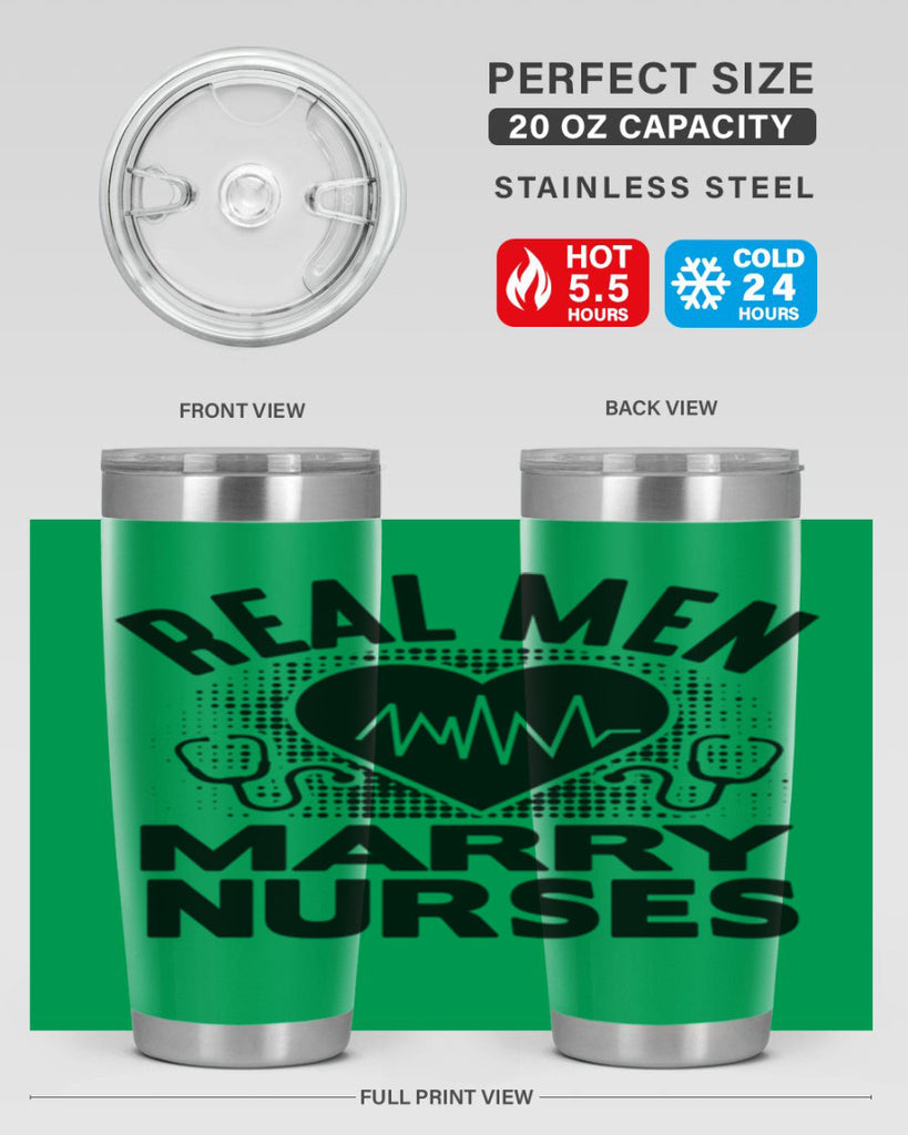Real men Style 253#- nurse- tumbler