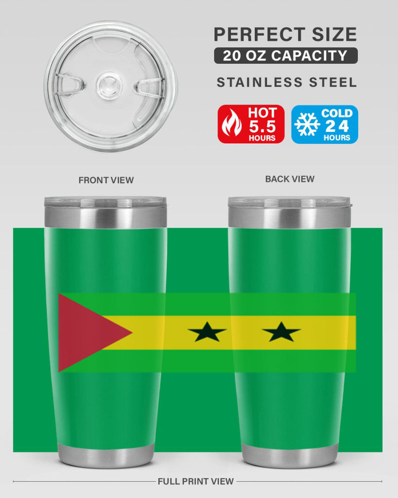 Sao Tome and Principe 47#- world flags- Tumbler