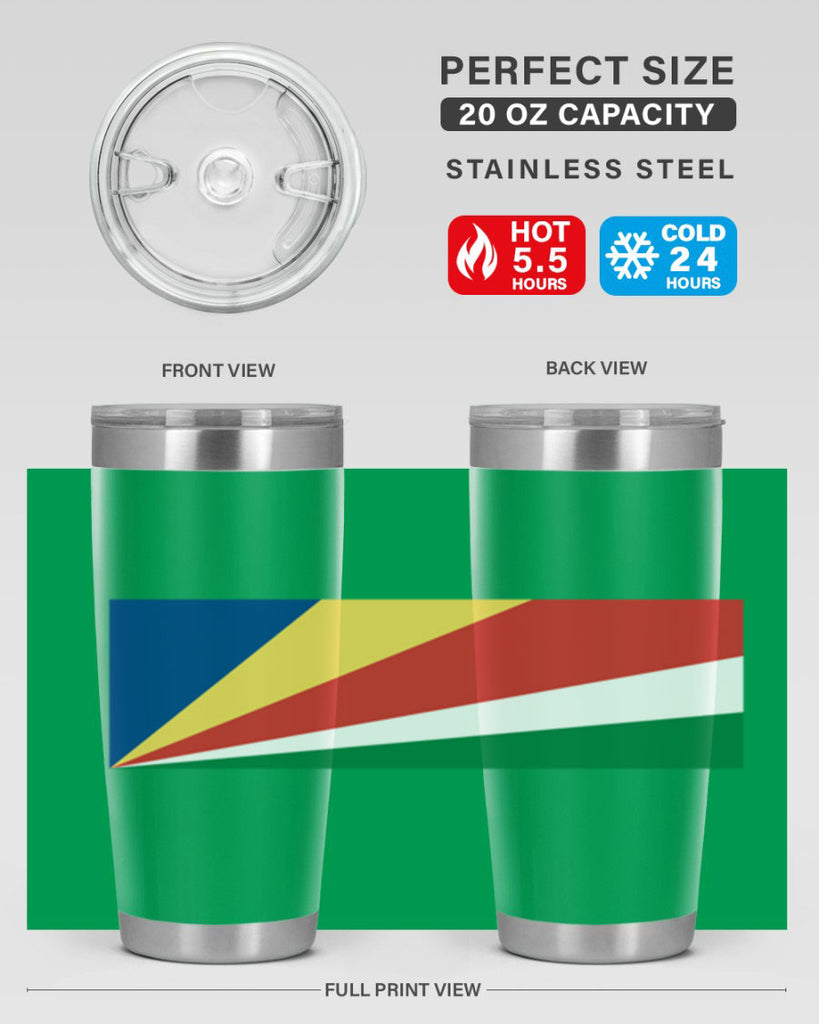 Seychelles 43#- world flags- Tumbler
