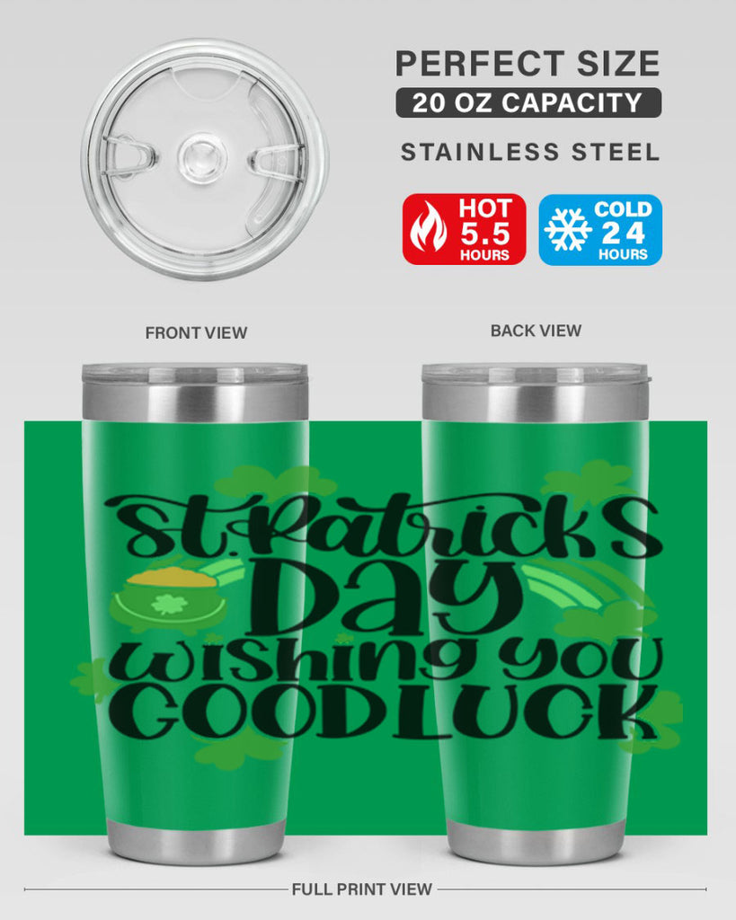 St Patricks Day Wishing You Good Luck Style 27#- St Patricks Day- Tumbler