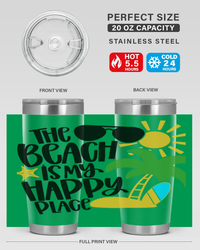The Beach Is My Happy Place Style 12#- summer- Tumbler