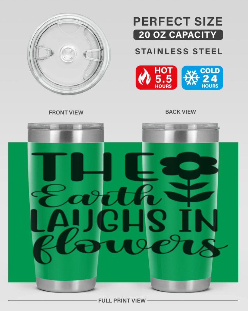 The earth laughs in flowers 548#- spring- Tumbler