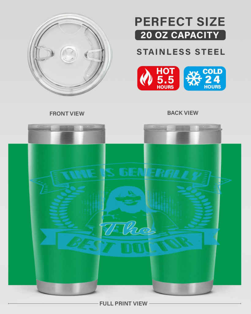 Time is generally the best doctor Style 12#- medical- tumbler