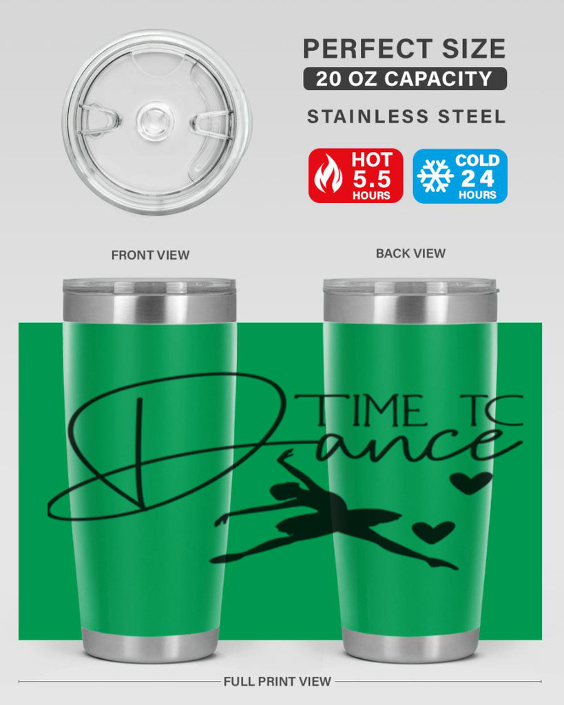 Time to Dance 85#- ballet- Tumbler