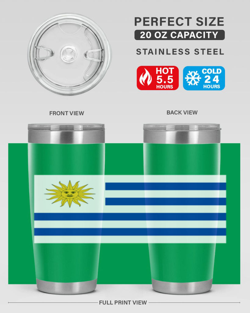 Uruguay 9#- world flags- Tumbler
