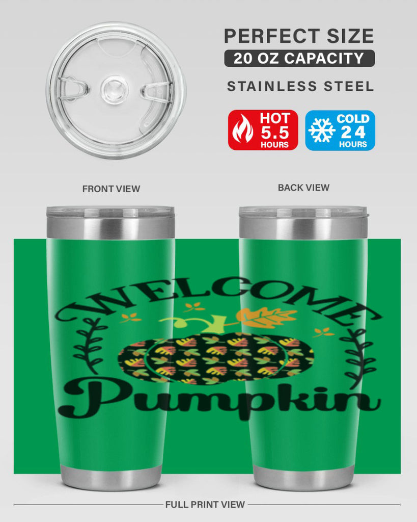 Welcomepumpkin 640#- fall- Tumbler