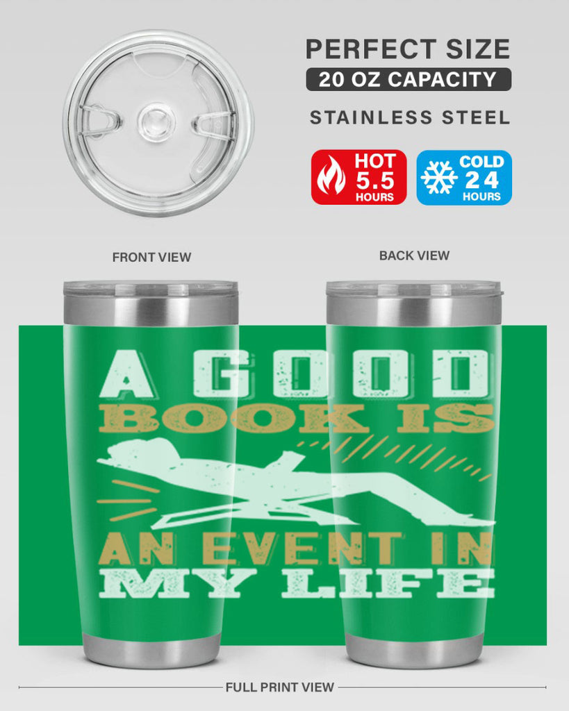 a good book is an event in my life 78#- reading- Tumbler