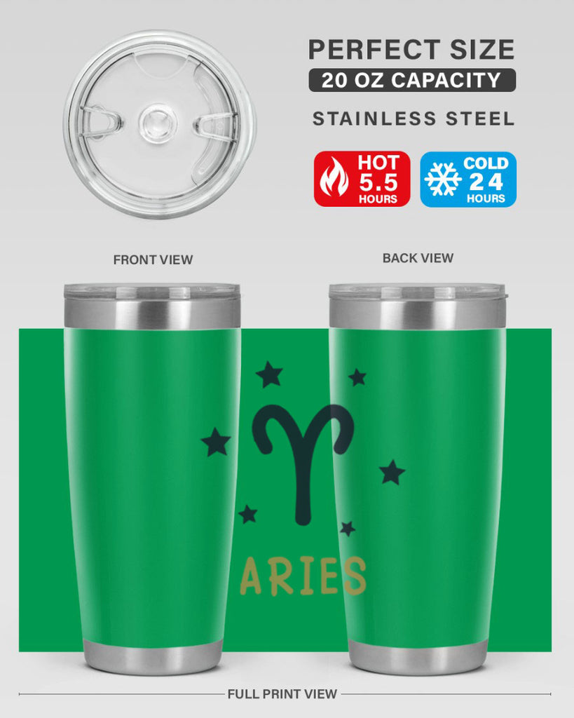 aries 135#- zodiac- Tumbler