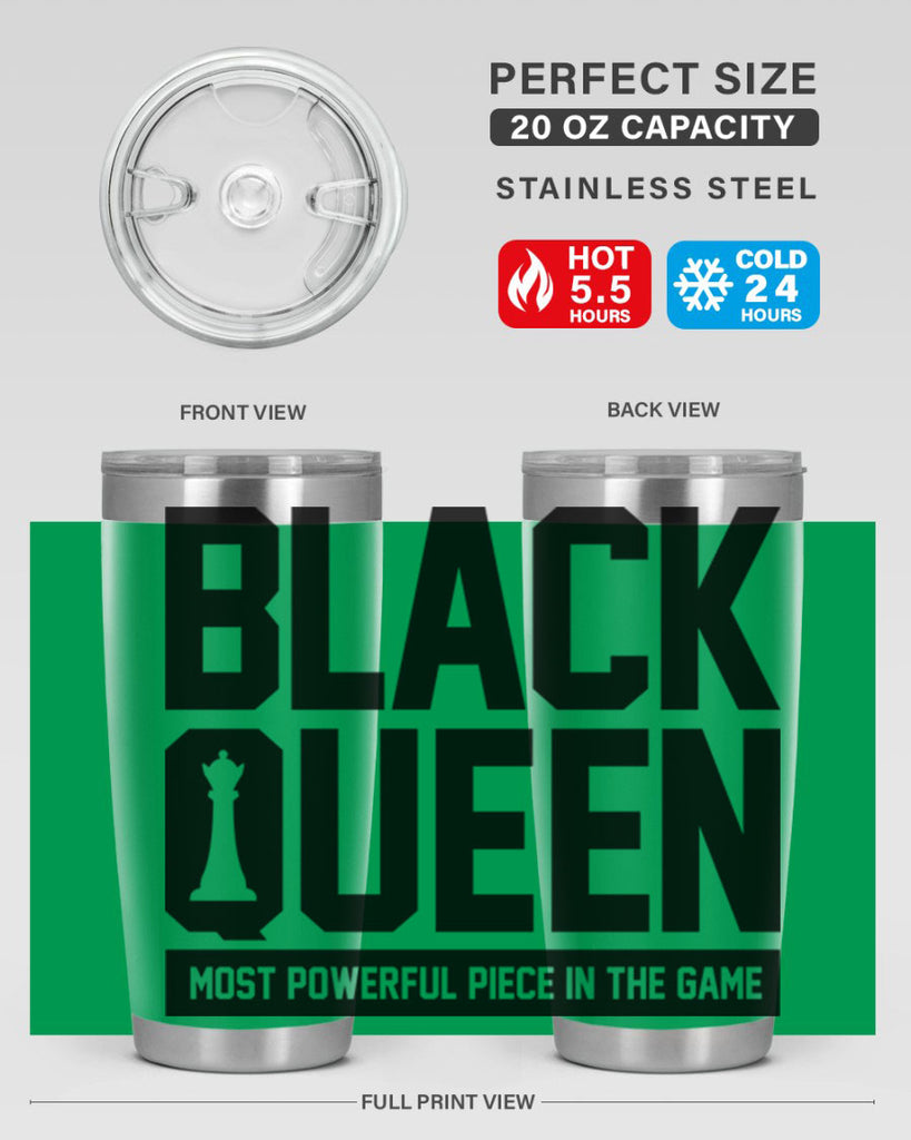 black queenchess 194#- black words phrases- Cotton Tank