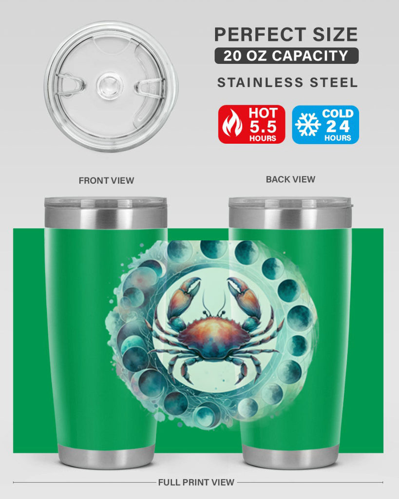 cancer 179#- zodiac- Tumbler