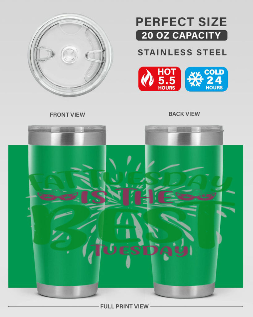 fat tuesday is the best tuesday 88#- mardi gras- Tumbler