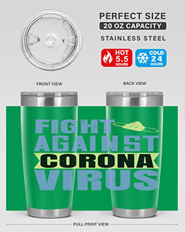 fight against corona virus Style 42#- corona virus- Tumbler