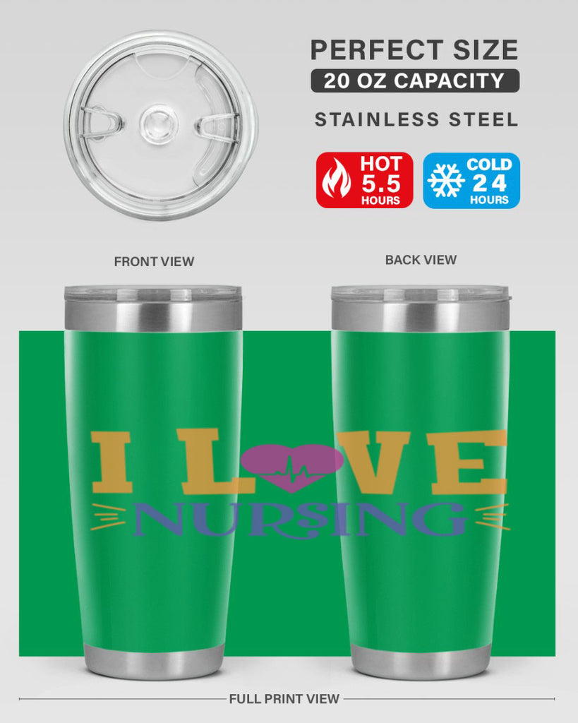 i love nursing Style Style 173#- nurse- tumbler