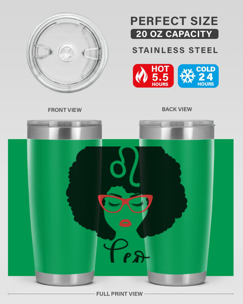 leo 298#- zodiac- Tumbler
