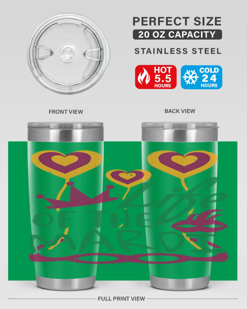 life of the mardi 49#- mardi gras- Tumbler