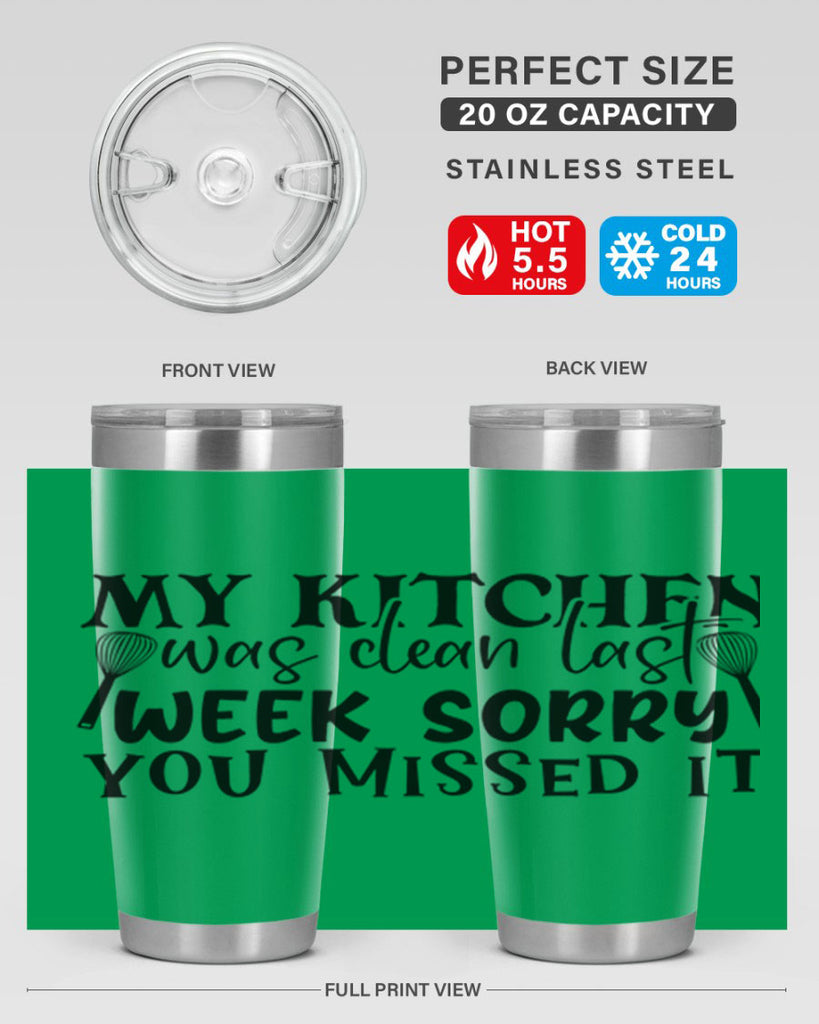 my kitchen was clean last week sorry you missed it 84#- kitchen- Tumbler