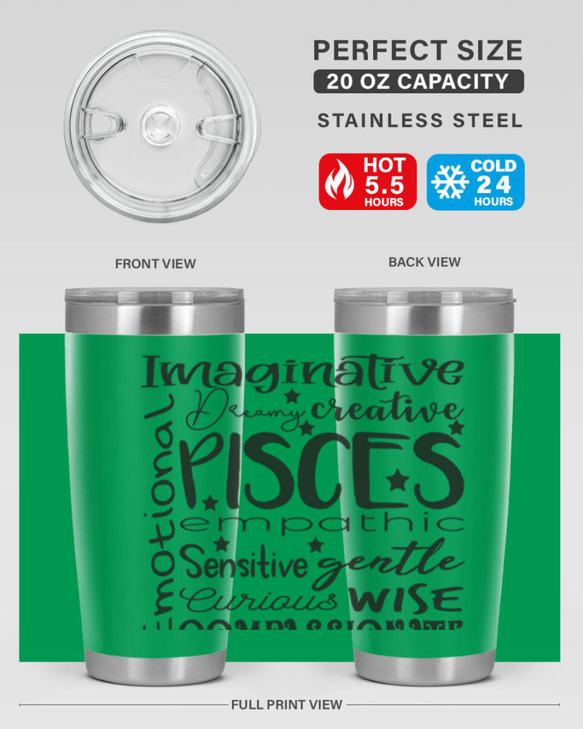 pisces 570#- zodiac- Tumbler
