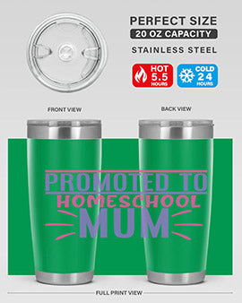 promoted to homeschool mum Style 48#- corona virus- Tumbler