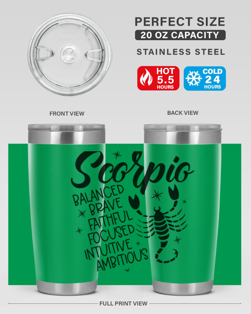scorpio 436#- zodiac- Tumbler