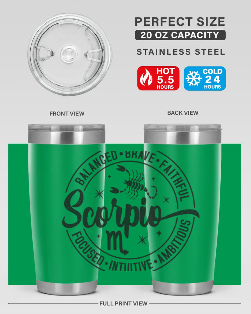 scorpio 438#- zodiac- Tumbler