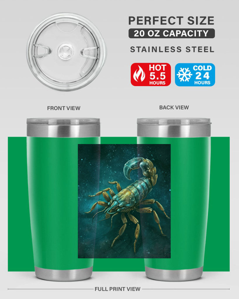 scorpio 46#- zodiac- Tumbler