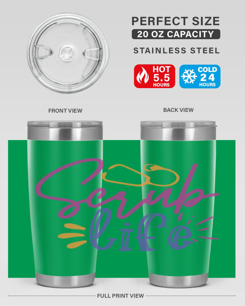 scrub life Style Style 43#- nurse- tumbler