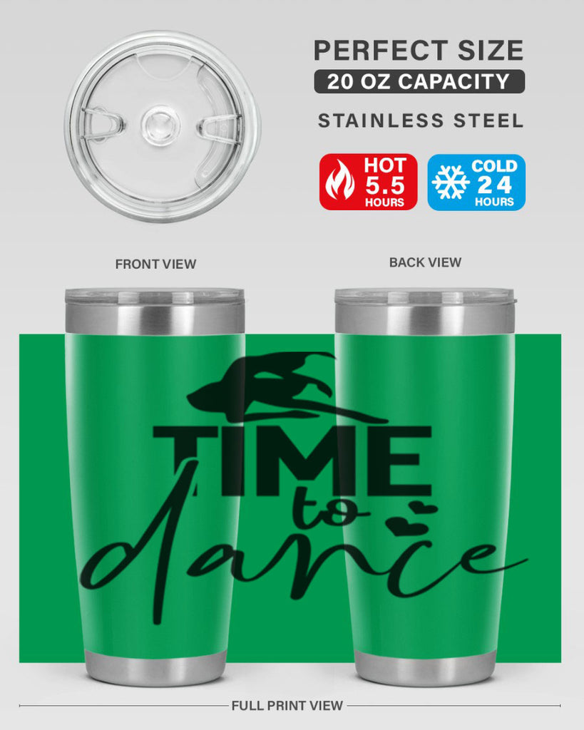 time to dance 84#- ballet- Tumbler