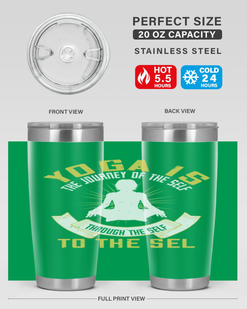 yoga is the journey of the self through the self to the sel 20#- yoga- Tumbler