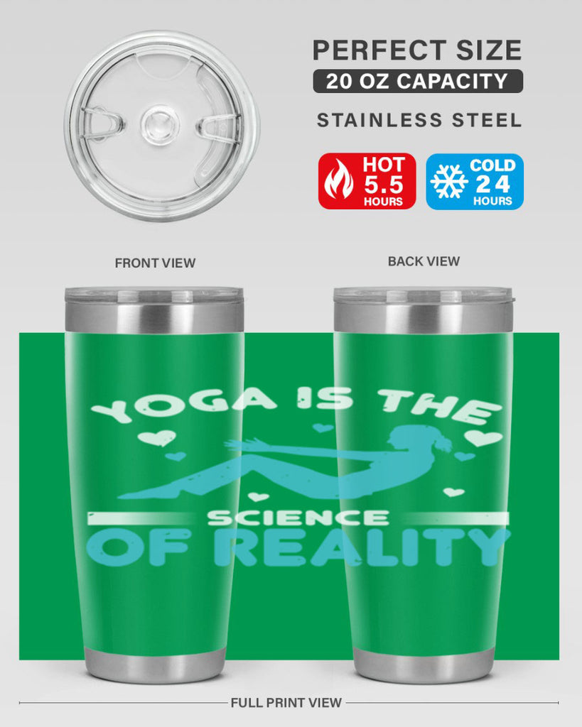 yoga is the science of reality 16#- yoga- Tumbler