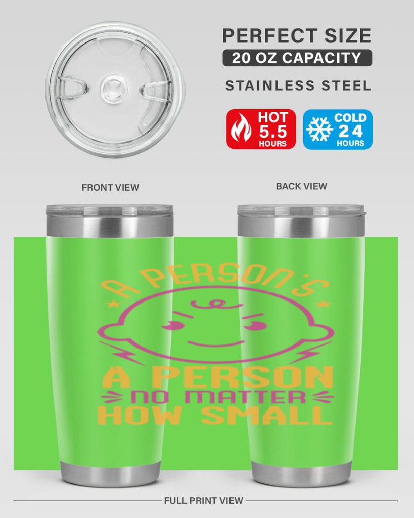 A person is a person no matter how small Style 39#- baby shower- tumbler