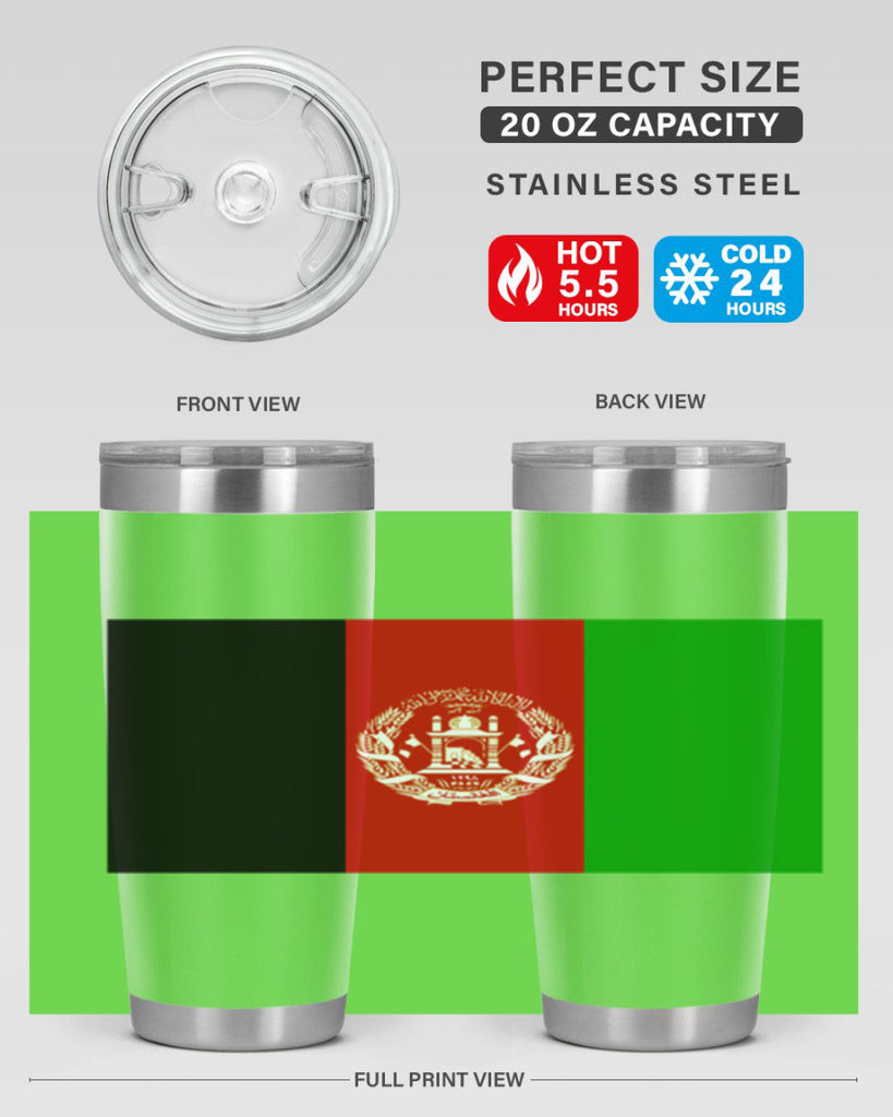 Afghanistan 197#- world flags- Tumbler