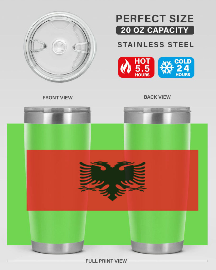 Albania 196#- world flags- Tumbler