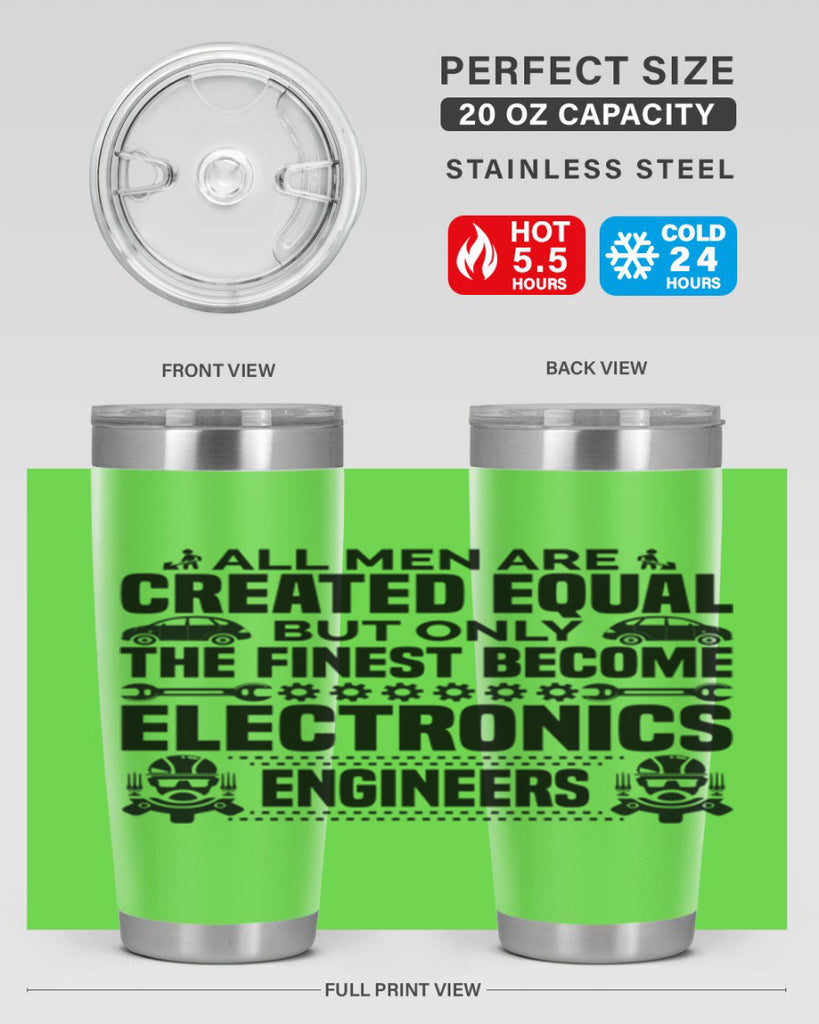 All men are created Style 21#- engineer- tumbler