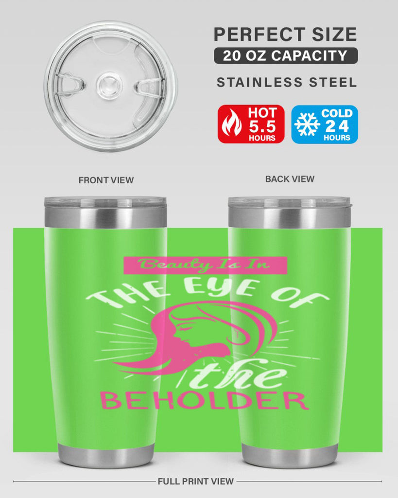 Beauty is in the eye of the beholder Style 169#- make up- Tumbler
