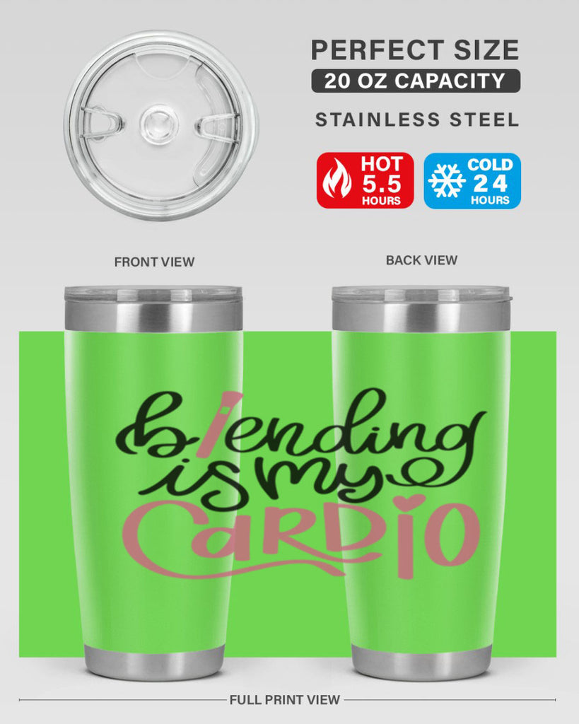 Blending is my Cardio Style 130#- make up- Tumbler