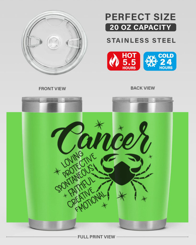 Cancer 151#- zodiac- Tumbler