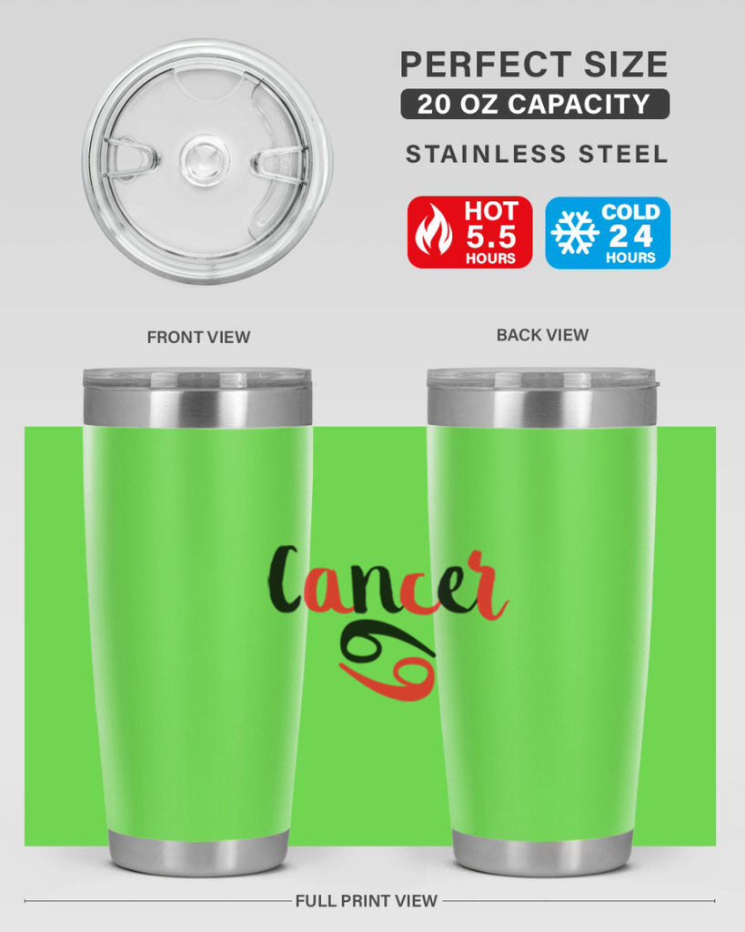Cancer 152#- zodiac- Tumbler