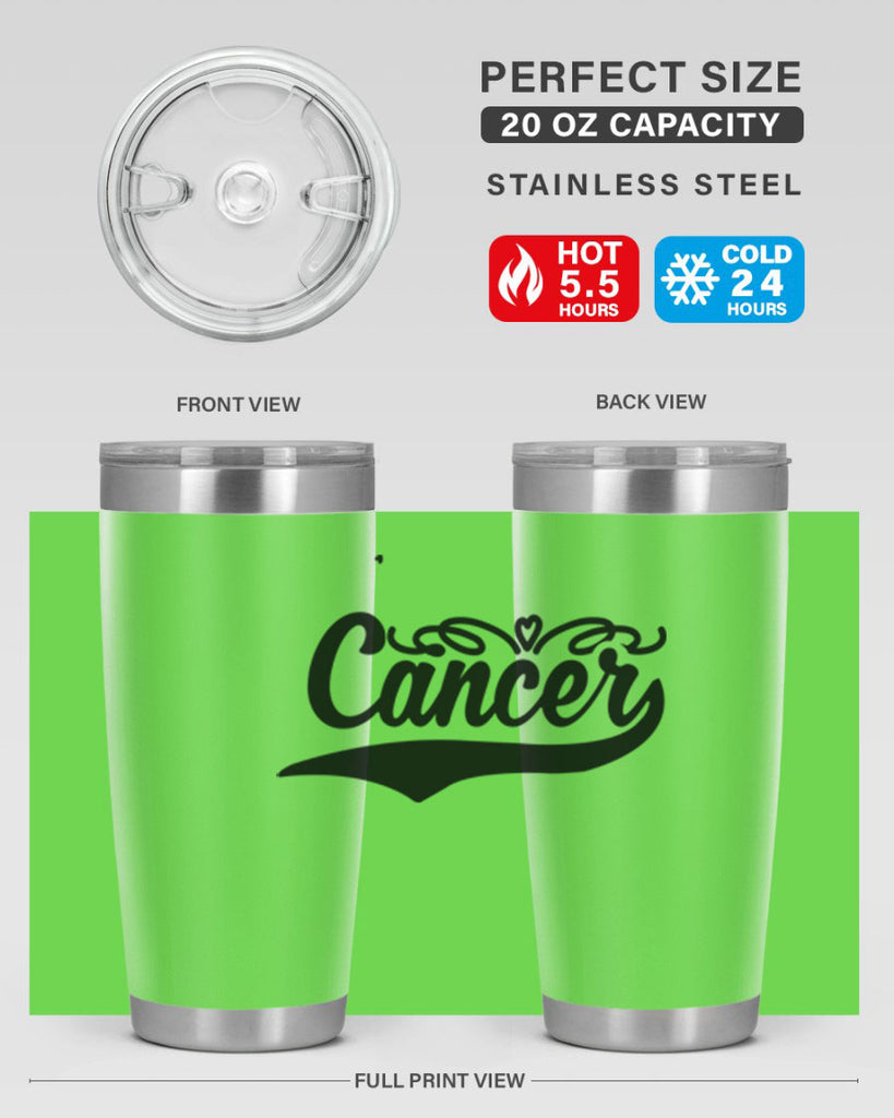 Cancer 155#- zodiac- Tumbler