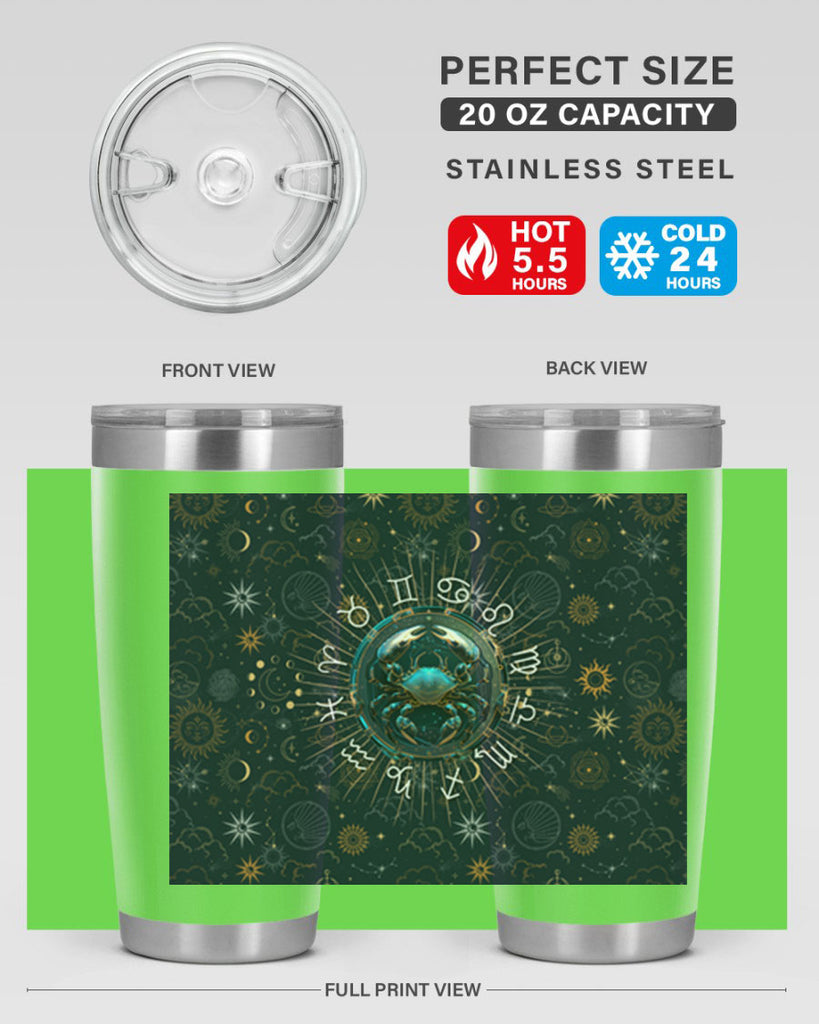 Cancer Straight 146#- zodiac- Tumbler