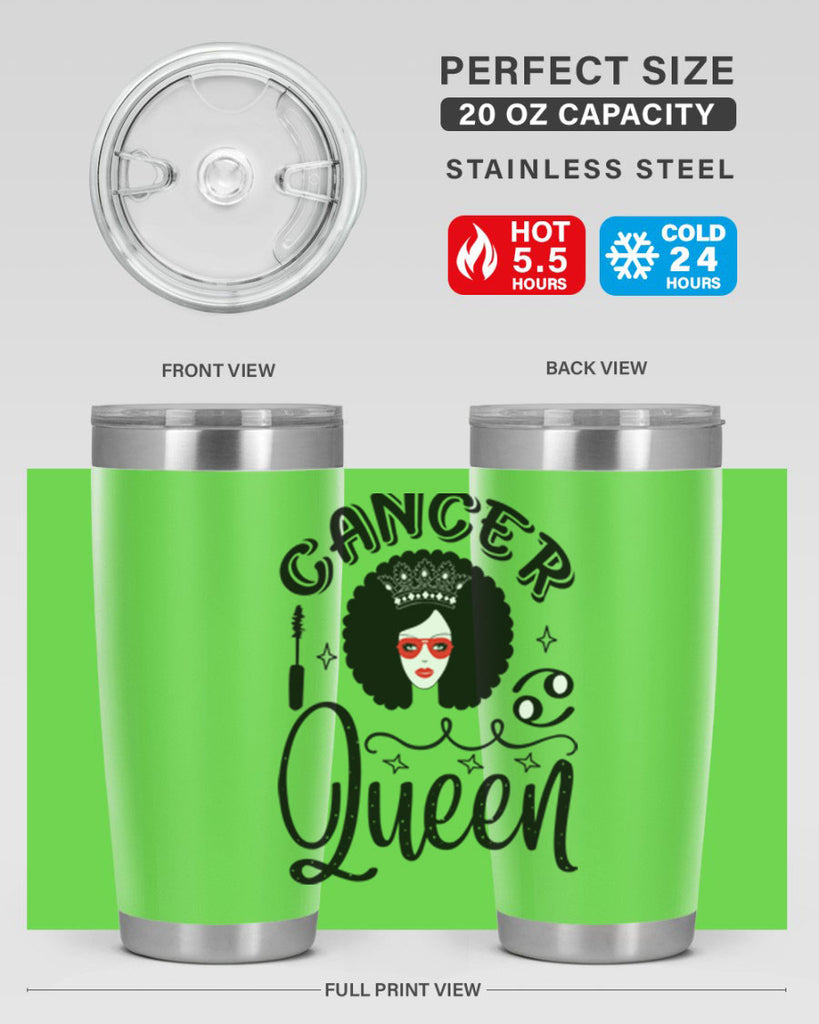 Cancer queen 162#- zodiac- Tumbler