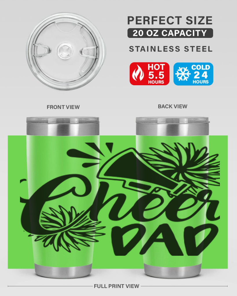 Cheer dad 1391#- cheer- Tumbler