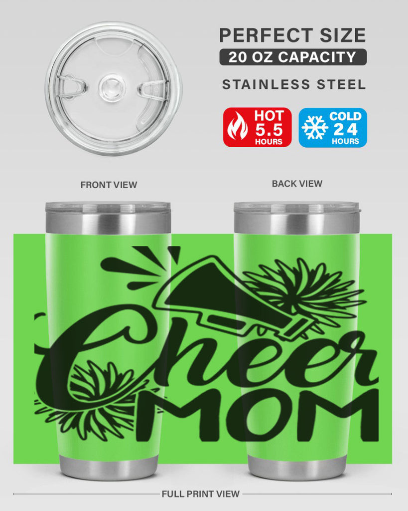 Cheer mom 1385#- cheer- Tumbler